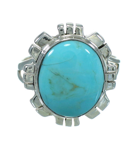 Turquoise Sterling Silver Southwest Ring Size 6-1/4 YX69964
